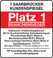 Platz 1 Branchensieger