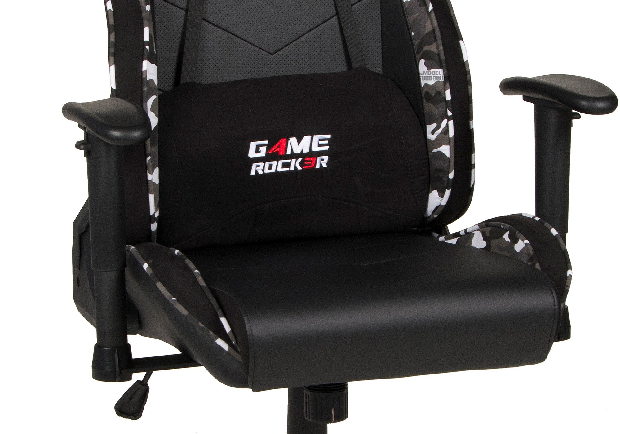 Gaming Stuhl Chefsessel schwarz - GAME-ROCKER