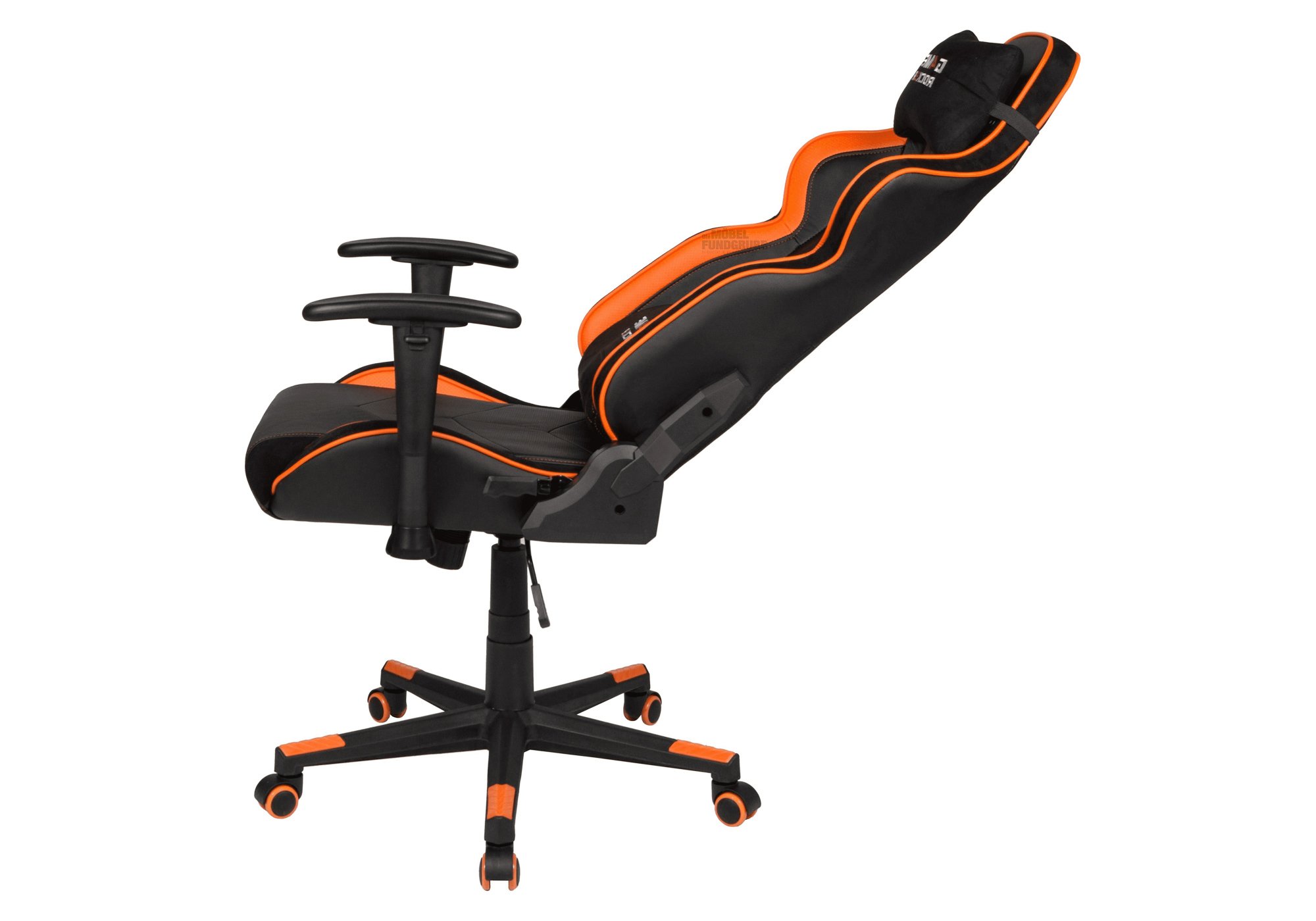 Gaming Stuhl Chefsessel schwarz - orange - GAME ROCKER