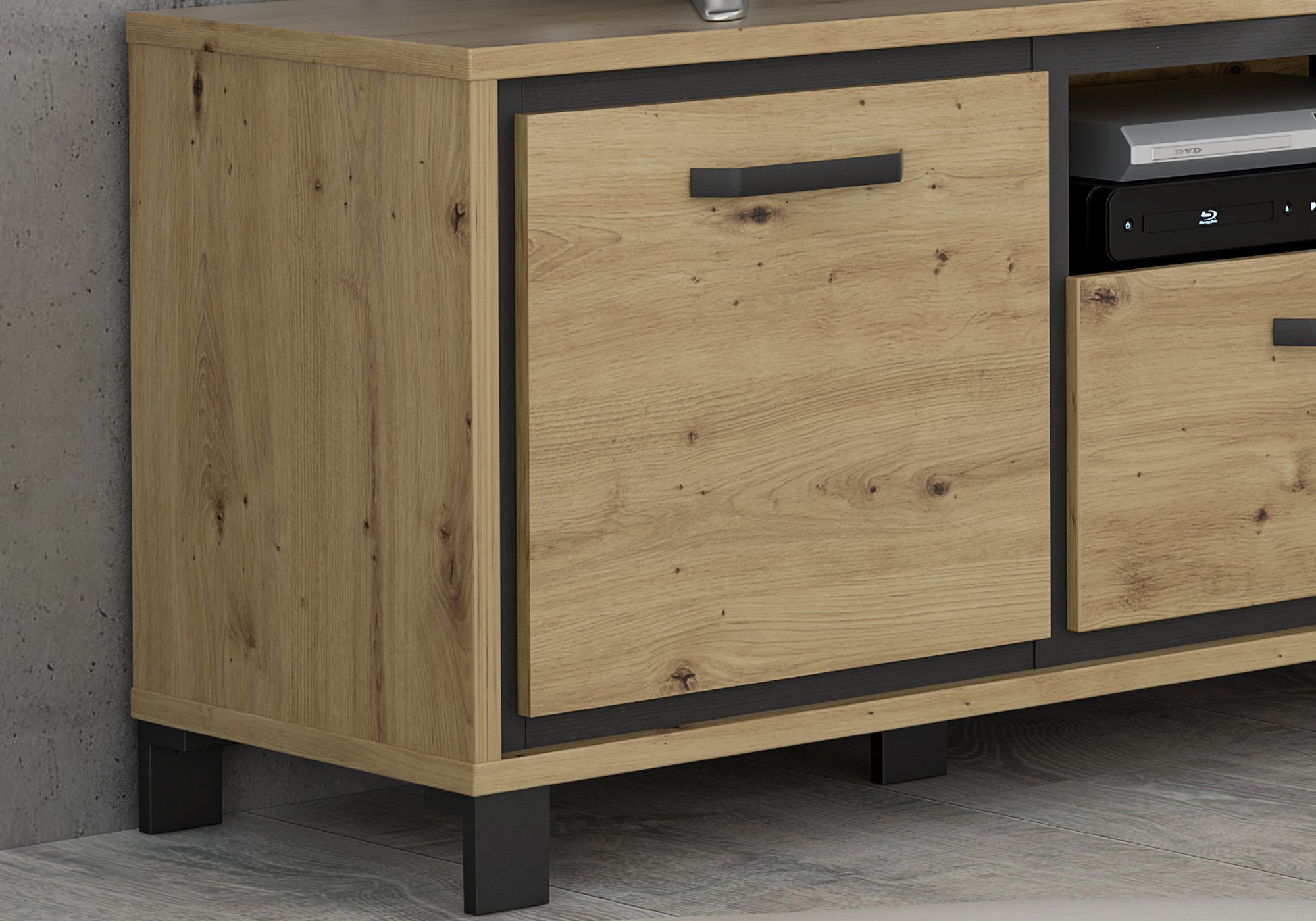 TV - Lowboard Artisan Eiche - 159 cm - TRONDHEIM