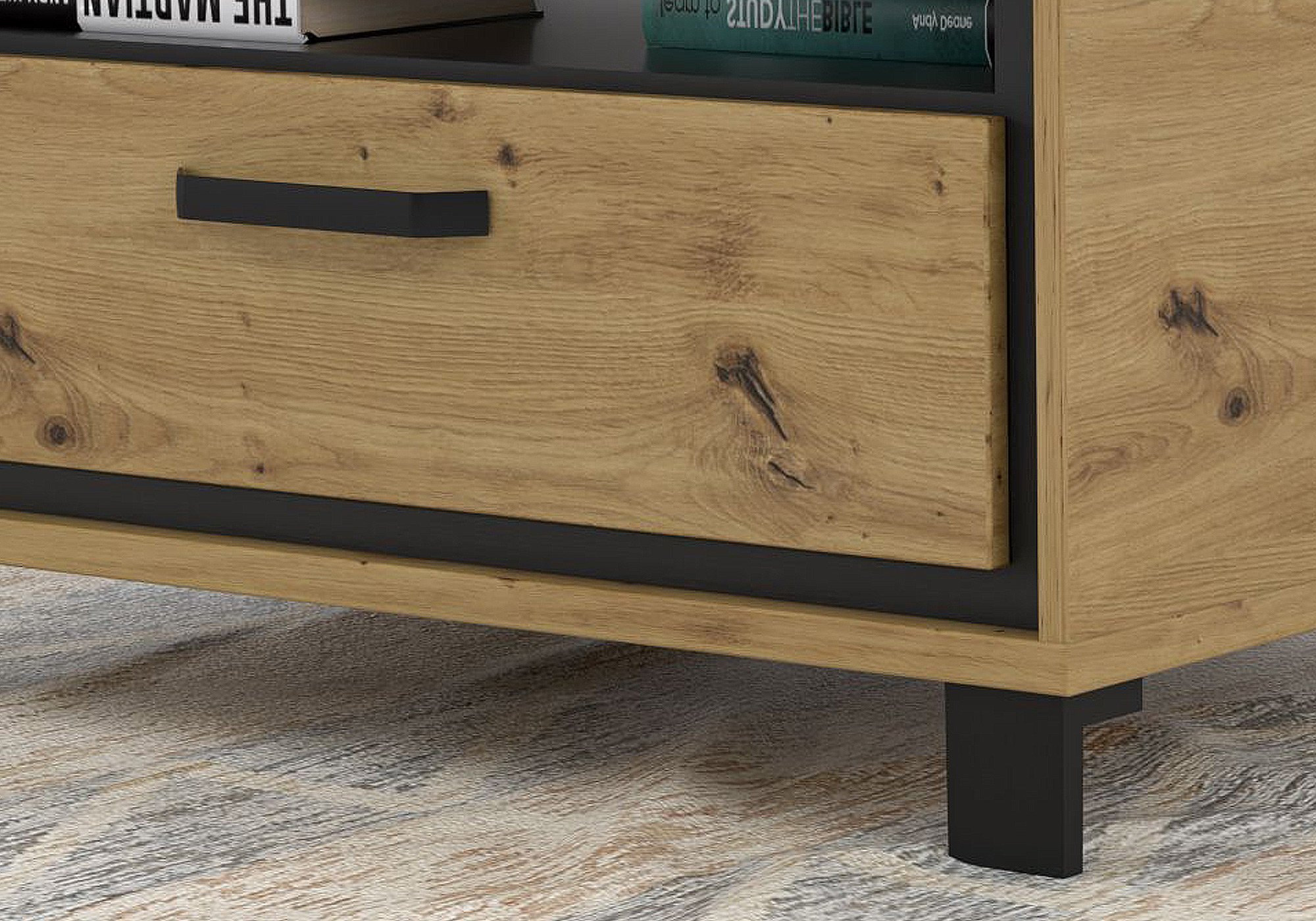 Couchtisch mit Schublade Artisan Eiche - TRONDHEIM