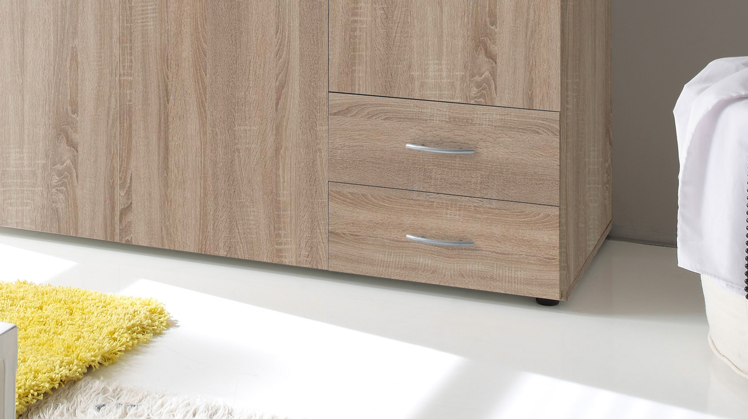 Kleiderschrank Sonoma Eiche - 120 cm - 3-türig - BASE