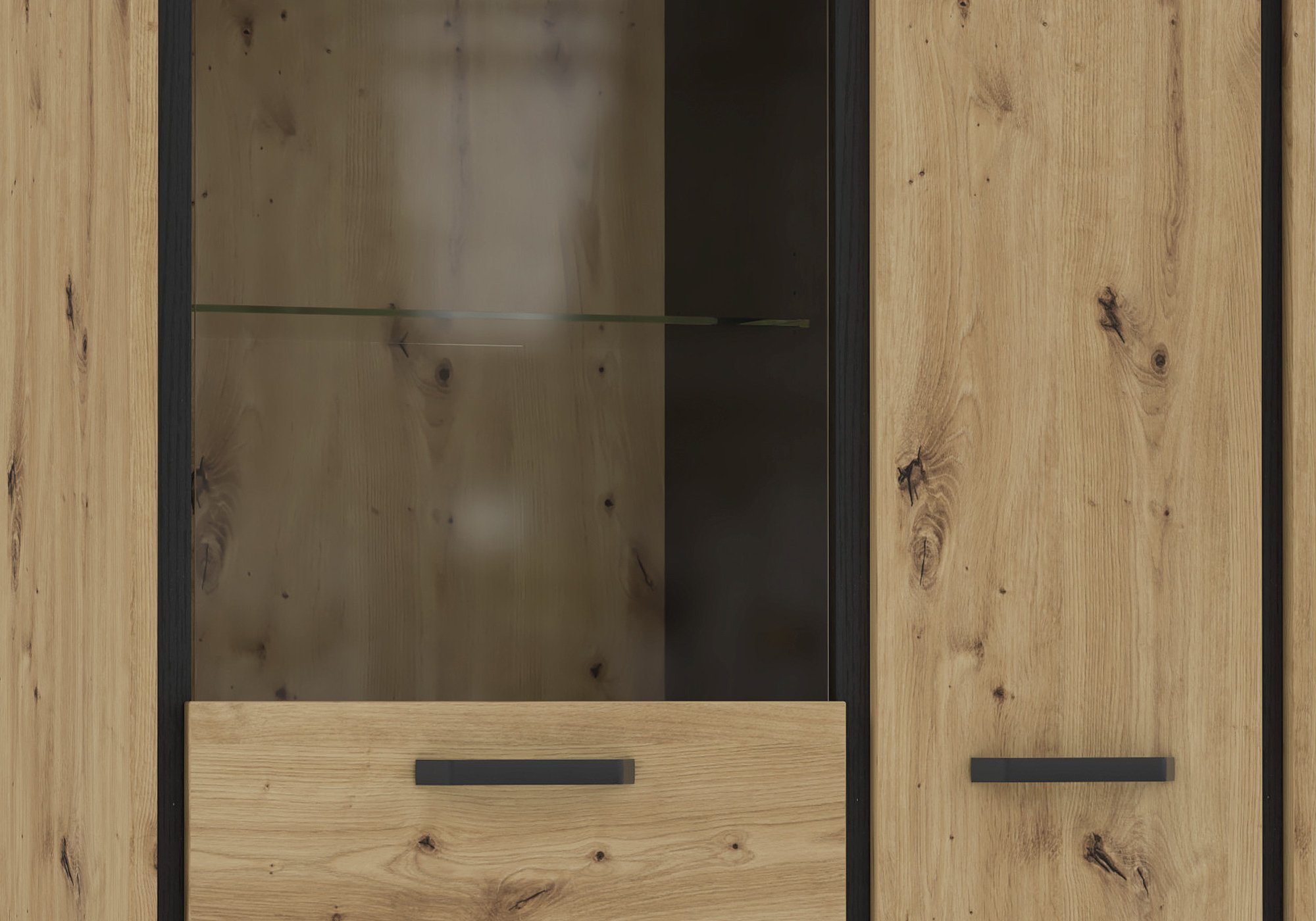 Highboard mit 2 Türen Artisan Eiche 161 cm - TRONDHEIM