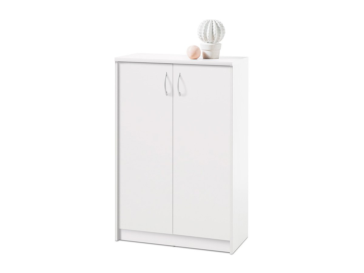 Kommode mit 2 Türen weiß 74 cm - OPTIMUS