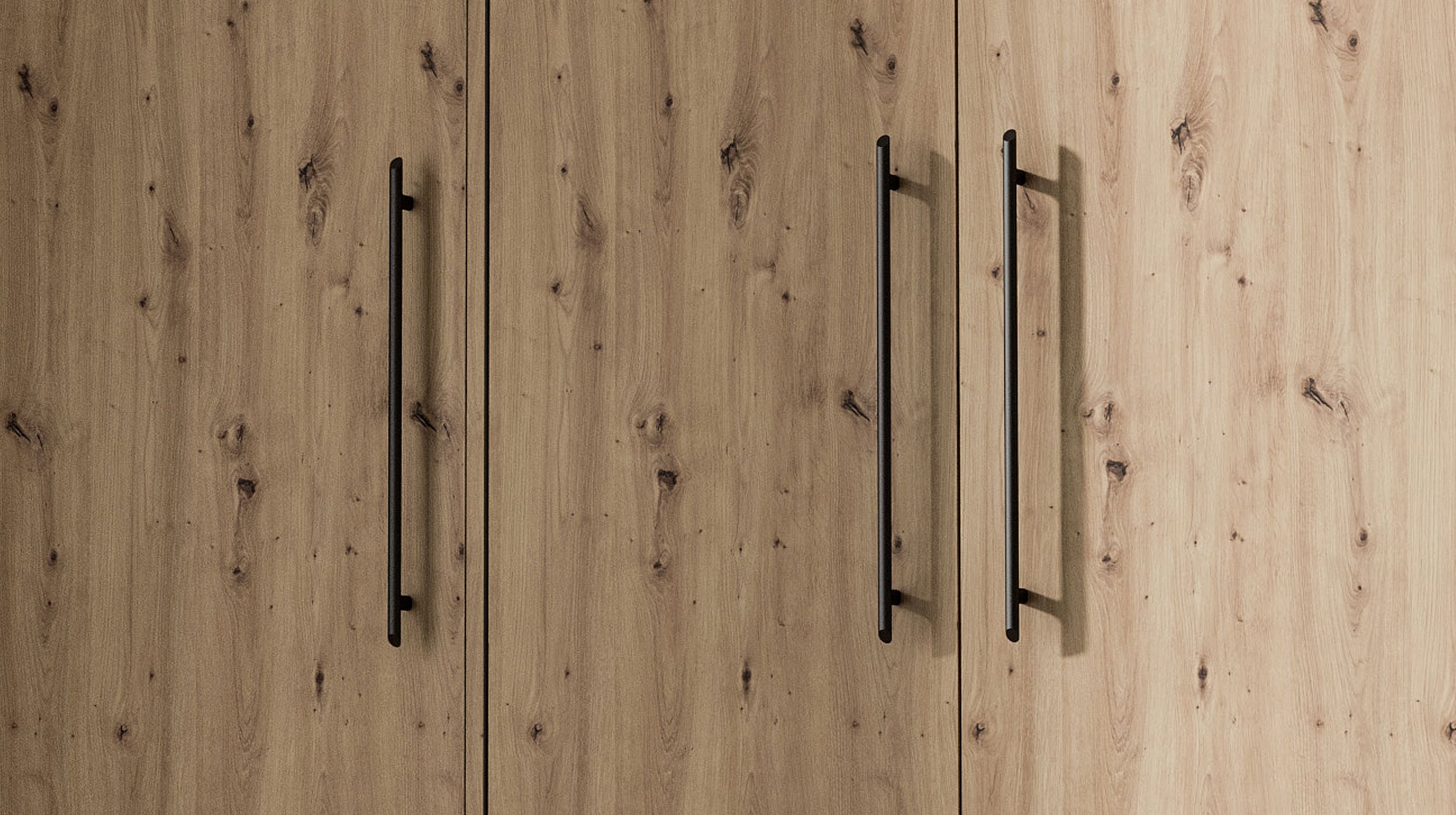 Kleiderschrank Artisan Eiche 206 cm 4-türig - MOKKARIS
