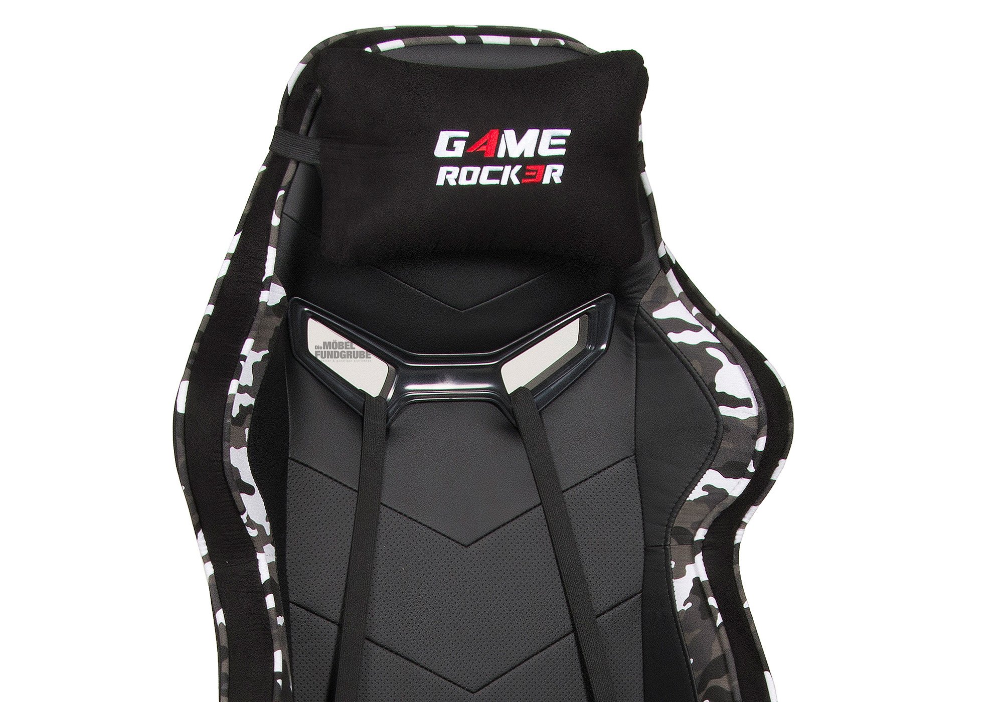Gaming Stuhl Chefsessel schwarz - GAME-ROCKER