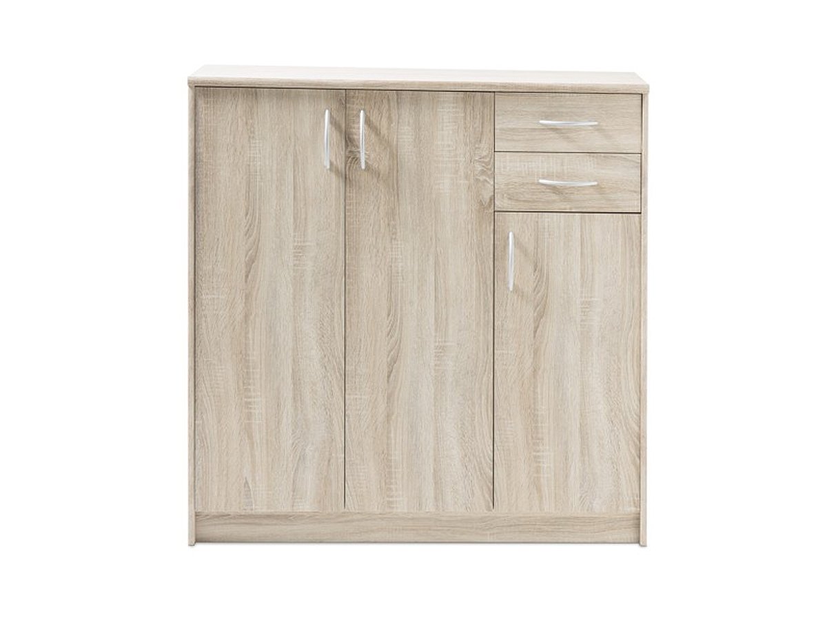 Kommode Sonoma Eiche 109 cm mit 3 Türen - OPTIMUS 